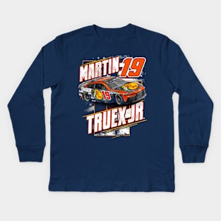 Martin Truex Jr. Patriotic Kids Long Sleeve T-Shirt